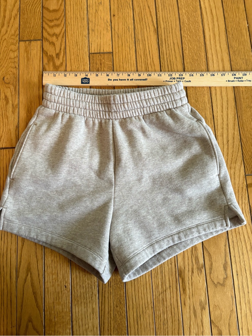 Abercrombie & Fitch short women’s XS Light beige Elastic Waist Knit flannel cozy